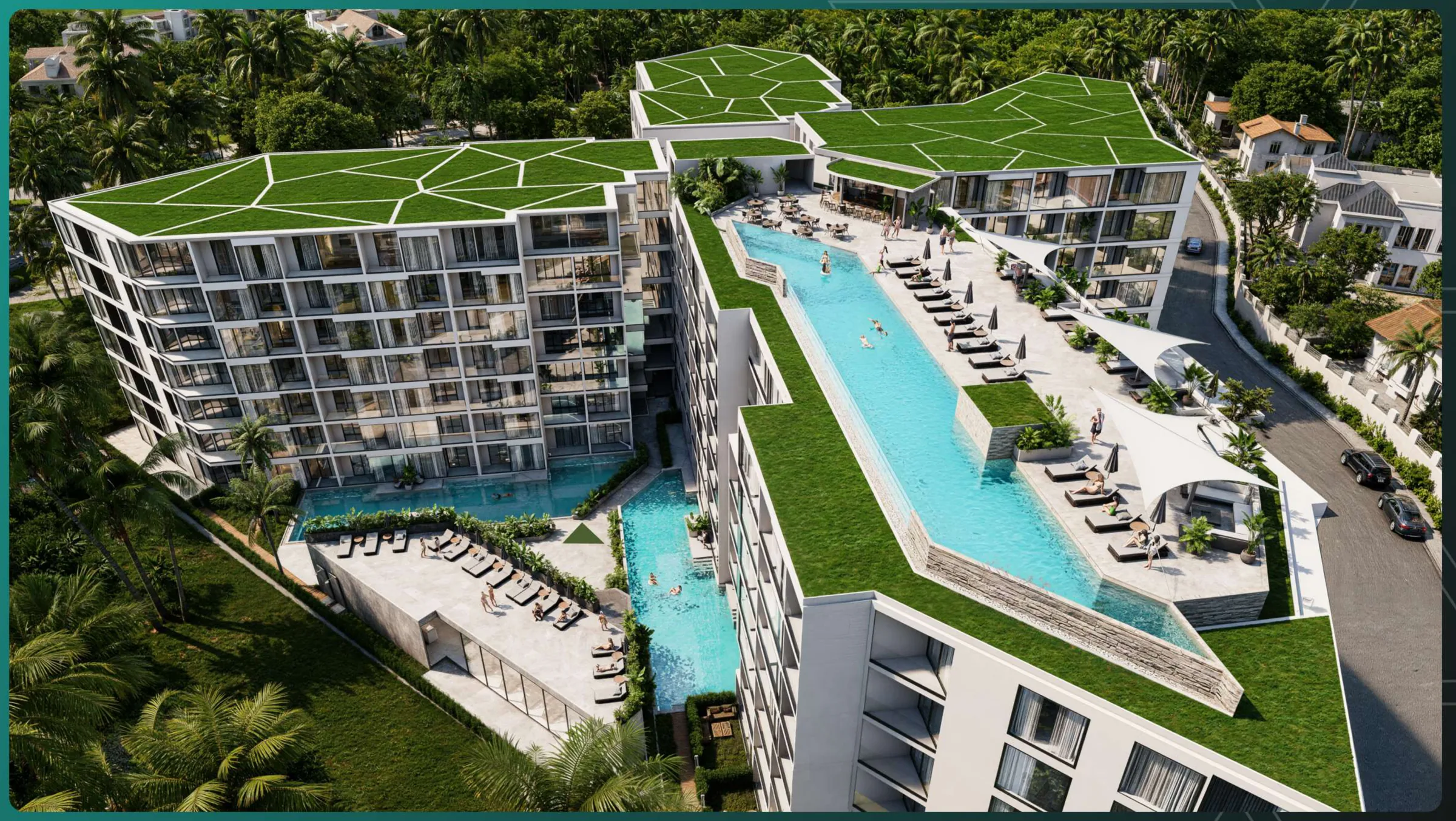 The Next Point Condominium ledger-grid landing